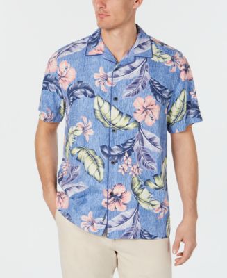 Tommy Bahama Men's Big & Tall Maeva Beach IslandZone Camp Hawaiian ...