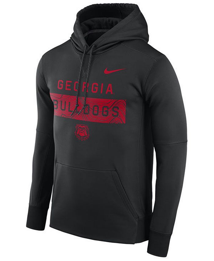 Nike Men's Georgia Bulldogs Staff Pullover Hooded Sweatshirt - Macy's