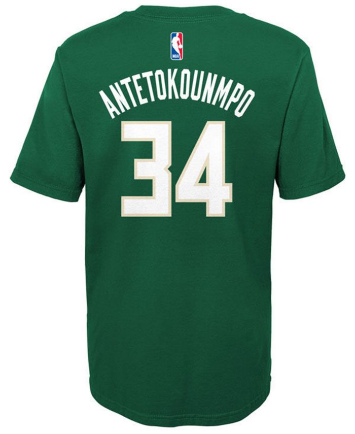 Outerstuff Giannis Antetokounmpo Milwaukee Bucks Replica Name and Number T-Shirt, Little Boys (4-7) & Reviews - Sports Fan Shop By Lids - Men - Macy's
