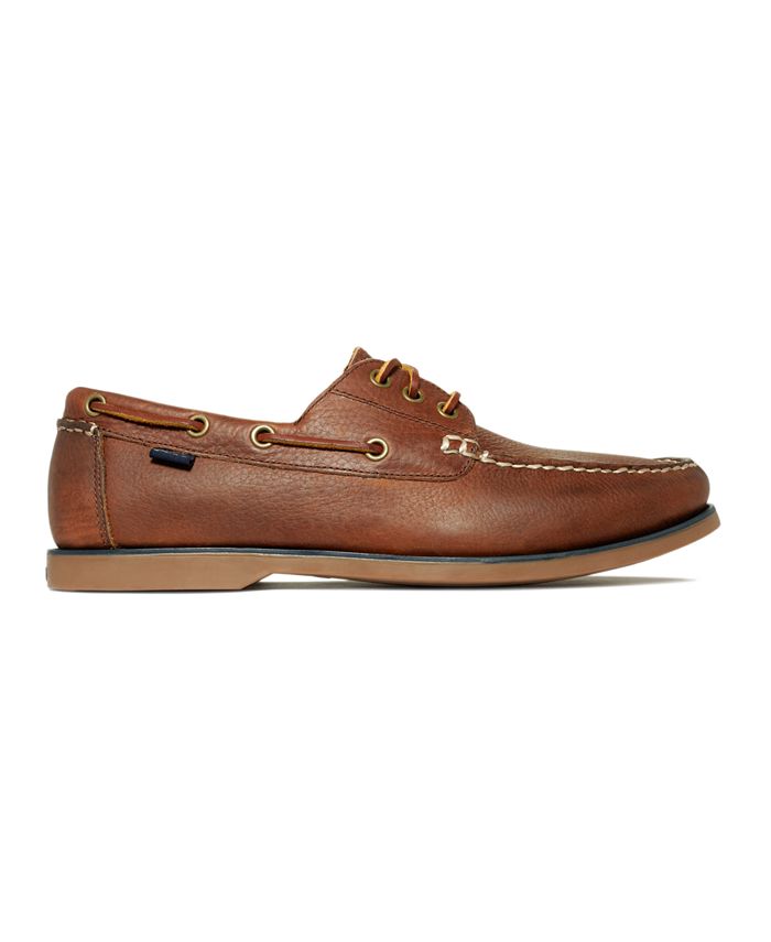 Polo Ralph Lauren Bienne Tumbled Leather Boat Shoes - Macy's