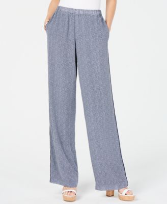 Michael Kors - Printed Wide-Leg Pants