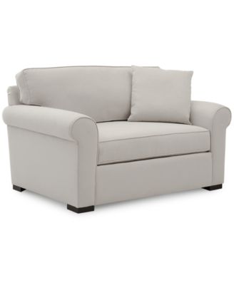 CLOSEOUT! Astra 59" Roll Arm Fabric Chair Bed, Created for Macy's