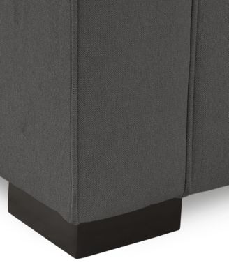 CLOSEOUT! Astra 59" Roll Arm Fabric Chair Bed