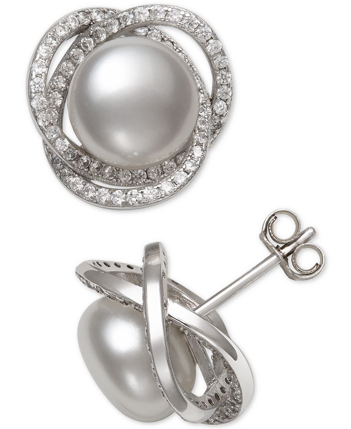 Sterling Silver Freshwater Pearl Studs