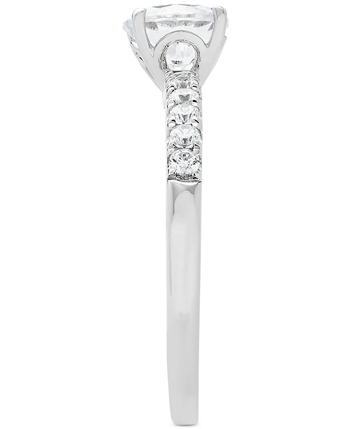 Grown With Love - Lab Grown Diamond Engagement Ring (1-1/4 ct. t.w.) in 14k White Gold