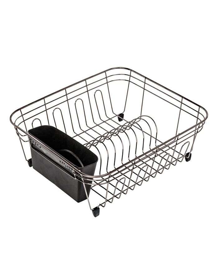 Honey Can Do - Wire Dish Rack, Black
