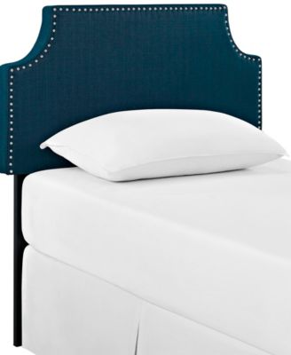 Laura Twin Upholstered Fabric Headboard