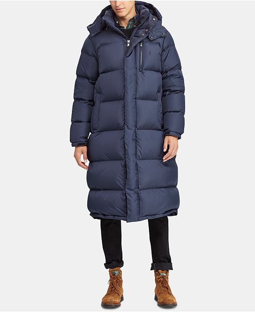 Polo Ralph Lauren Men's Hooded Ripstop Down Coat, Created for Macy's