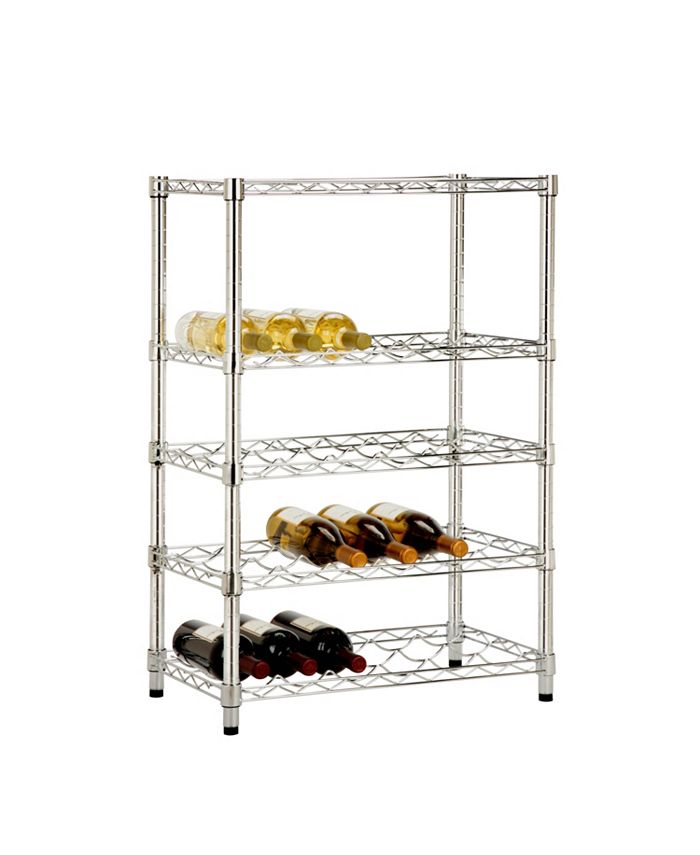 Honey Can Do 4Tier Chrome Wine Rack Macy's