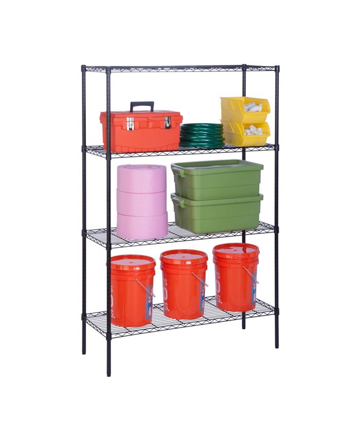 Honey Can Do 4Tier Shelving Unit, Black Macy's