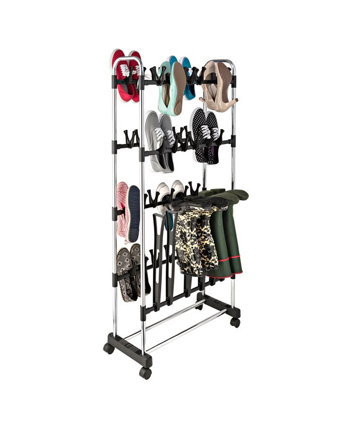 Honey Can Do Rolling Shoe & Boot Stand Macy's