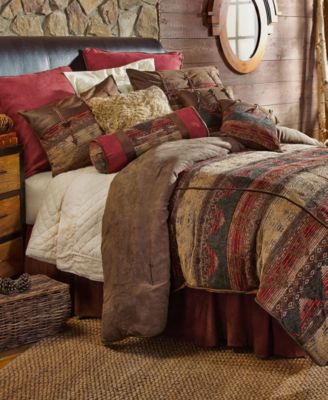 HiEnd Accents - Sierra Comforter Set, Super Queen