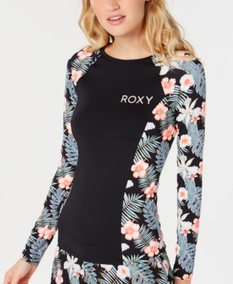 Roxy Juniors' Printed Rash Guard - Macy's