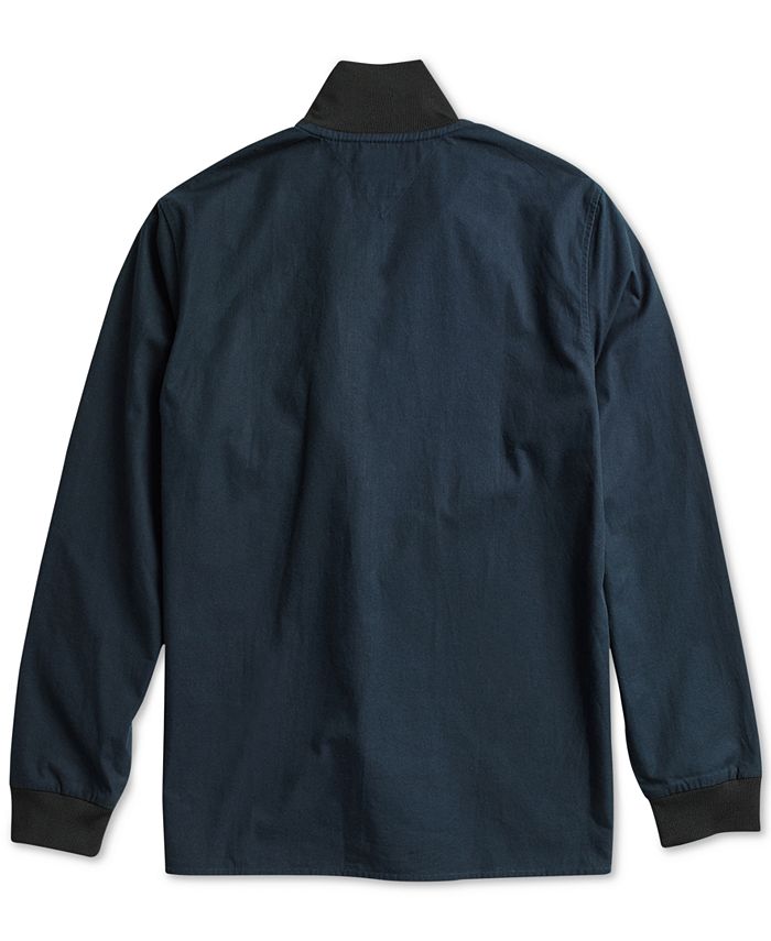 Tommy Hilfiger Men's Mock Neck Sweatshirt with Magnetic Zipper - Macy's