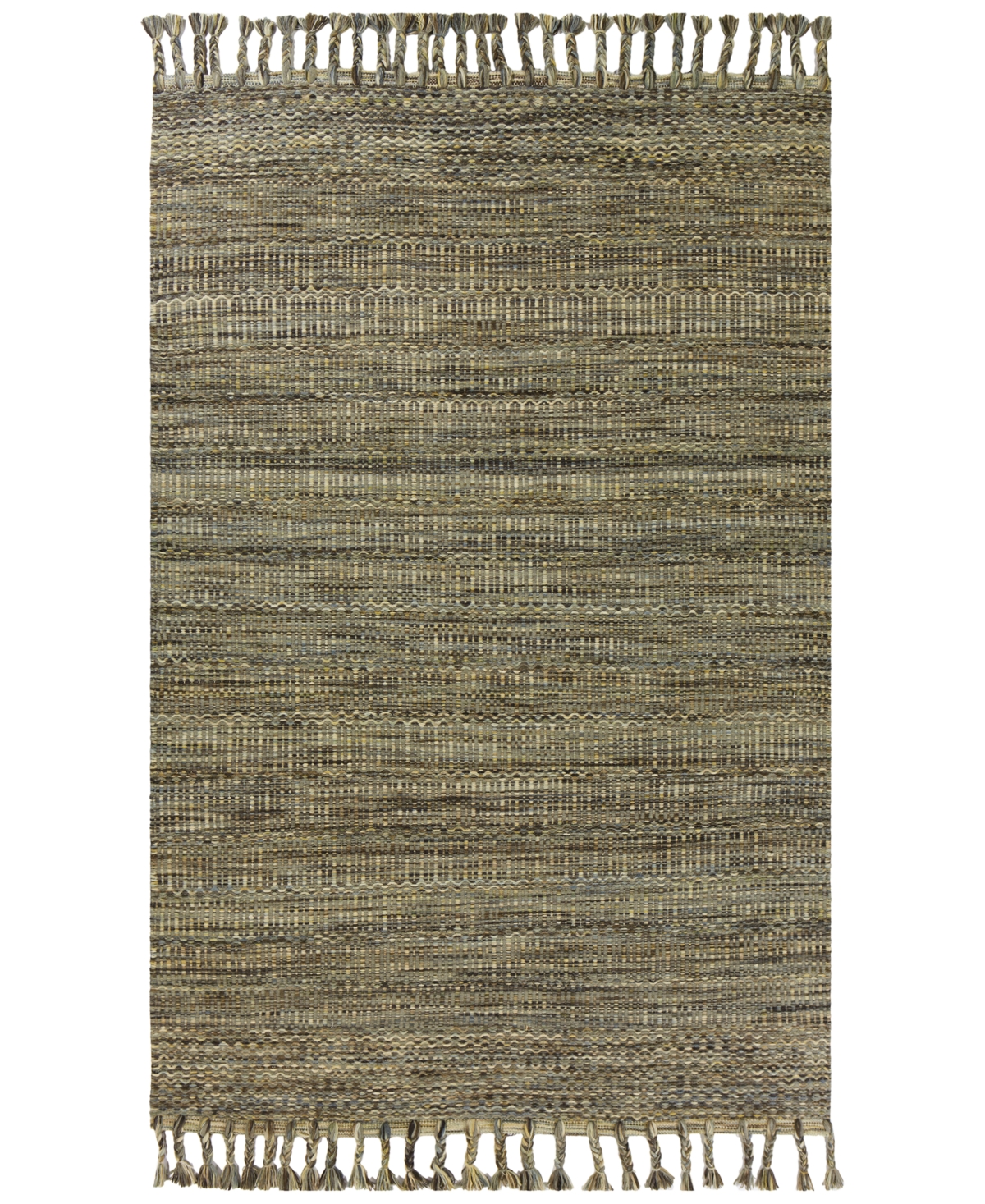 Libby Langdon Homespun Mission 8' X 10' Area Rug In Slate