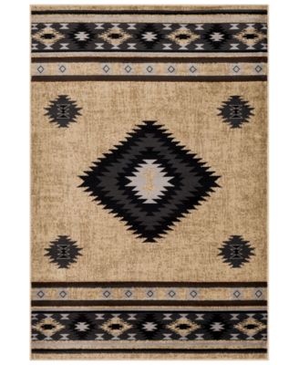 Livabliss - Paramount PAR-1096 Black 6'7" x 9'6" Area Rug
