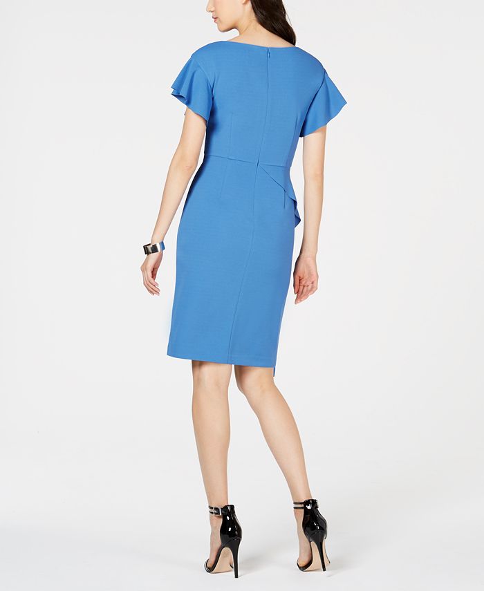 Vince Camuto FlutterSleeve Sheath Dress Macy's