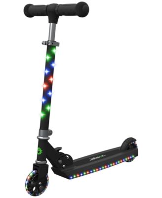 Jetson Jupiter Kick Scooter with LED Light-Up Deck, Stem, and Wheels, for Kids 5 and Up