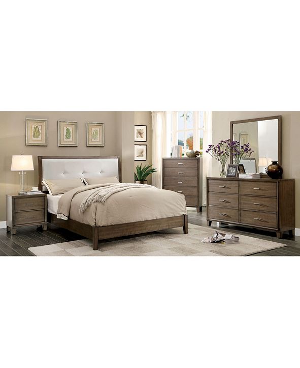 Furniture of America Realm 2-drawer Nightstand & Reviews - Furniture - Macy&#39;s