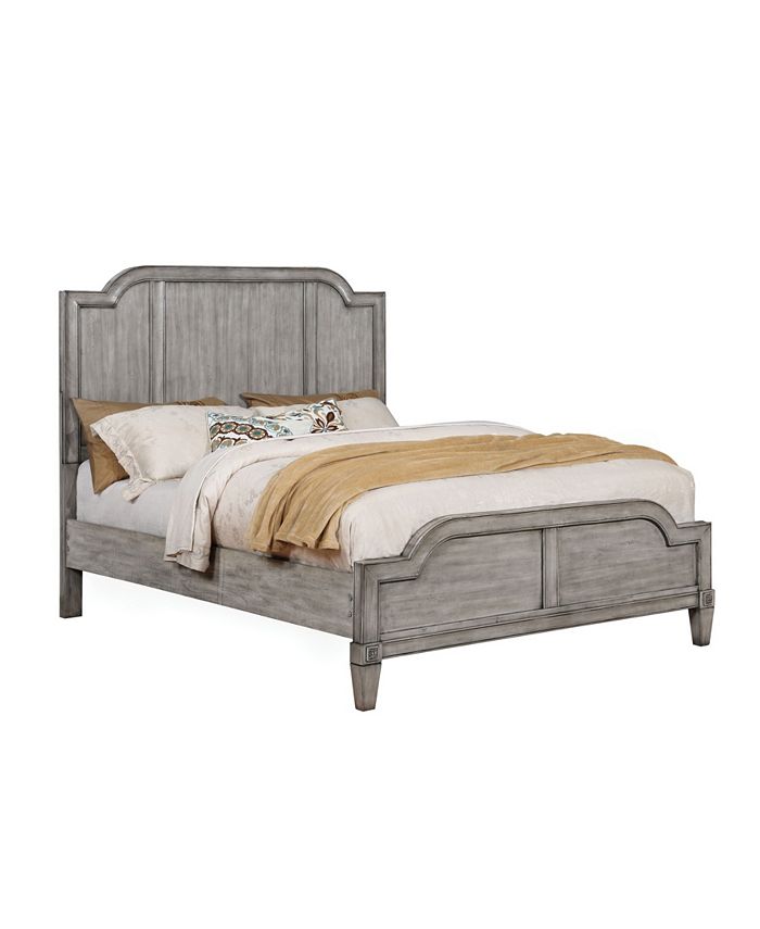 Furniture of America Sal Transitional Curved Queen Bed Macy's