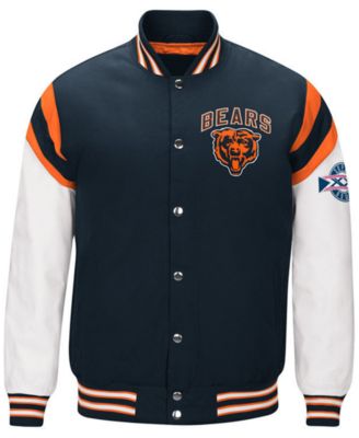 Authentic NFL Apparel Men's Chicago Bears Home Team Varsity Jacket