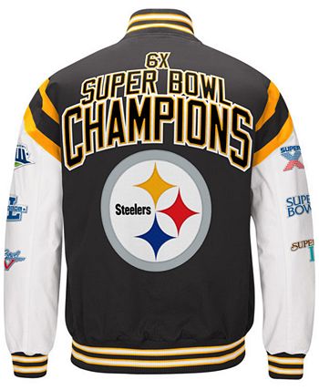 Authentic NFL Apparel Men's Pittsburgh Steelers Home Team Varsity Jacket -  Macy's