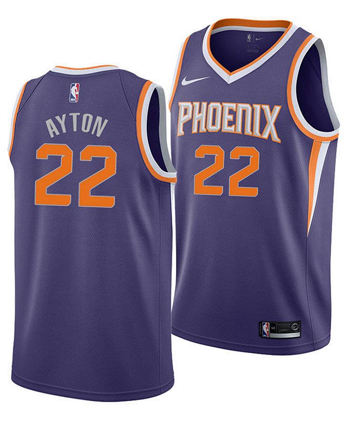 Nike DeAndre Ayton Phoenix Suns Icon Swingman Jersey, Big Boys (8-20) Purple