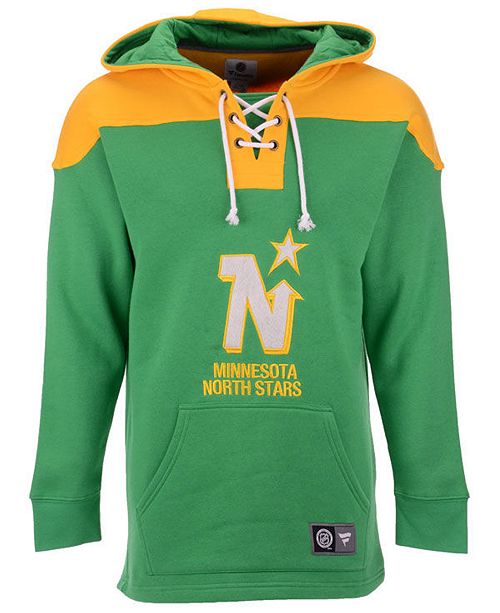 Majestic Men S Minnesota North Stars Breakaway Lace Up Hoodie