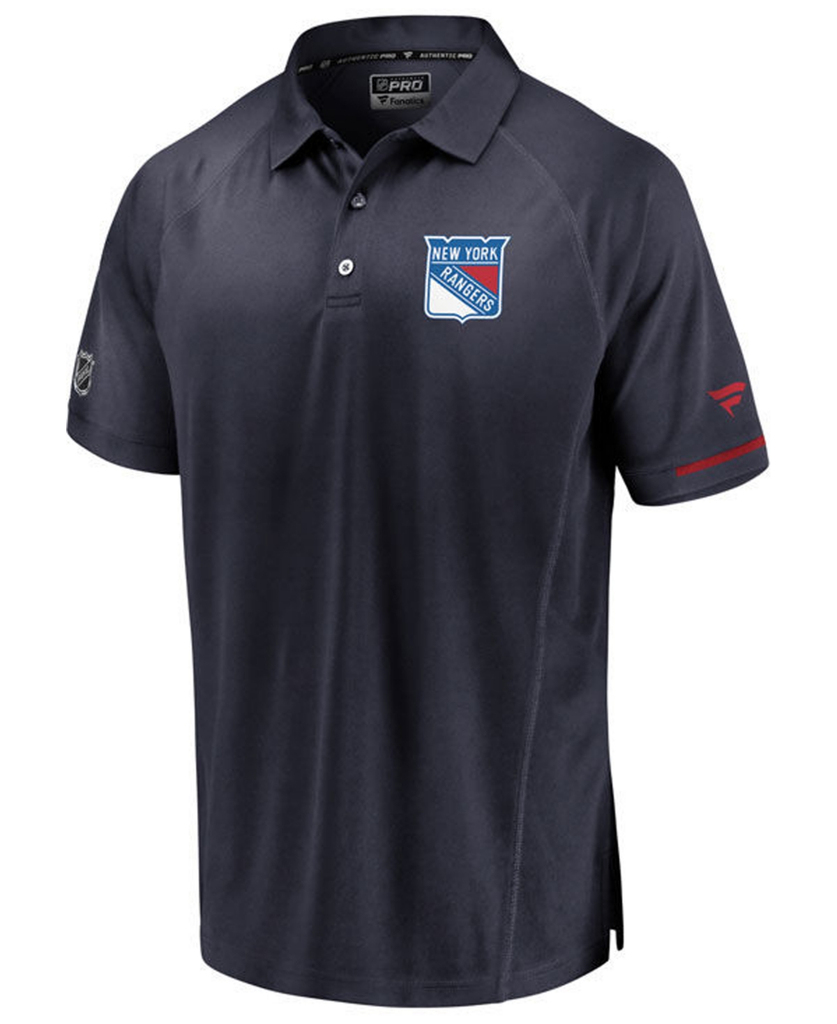 Men's New York Rangers Rinkside Pro Polo - Navy/Red