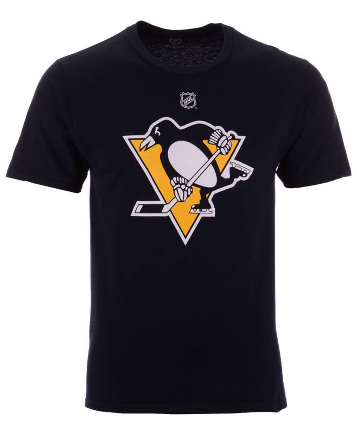 Majestic Men's Evgeni Malkin Pittsburgh Penguins Authentic Stack Name & Number T-Shirt
