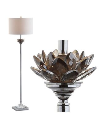 Amelia Lotus Crystal or Metal Led Floor Lamp