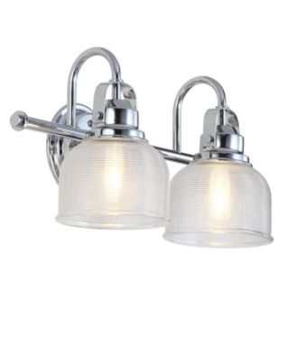 Virginia 2-Light Metal, Glass Led Vanity Light