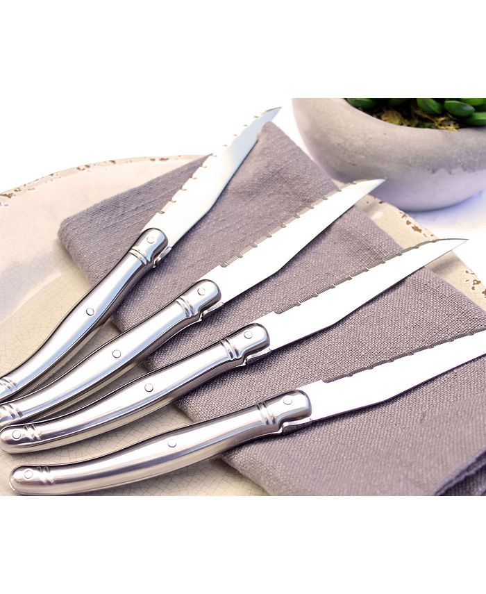 French Home Laguiole Stainless Steel Steak Knives, Set of 4 Macy's