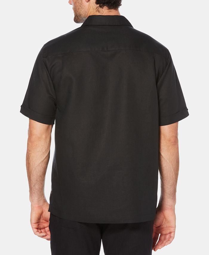 Cubavera Men's Camp Collar Short-Sleeve Linen Shirt & Reviews - Casual ...