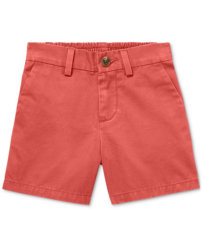 Polo Ralph Lauren Baby Boys FlatFront Cotton Shorts Macy's