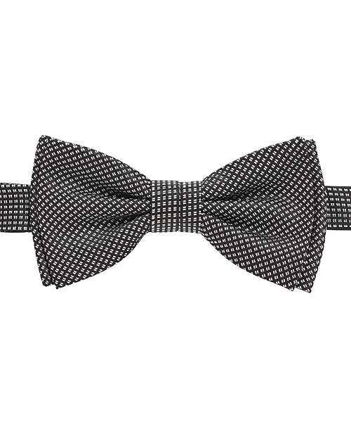 Hugo Boss Boss Men S Micro Patterned Silk Bow Tie Scarf Set