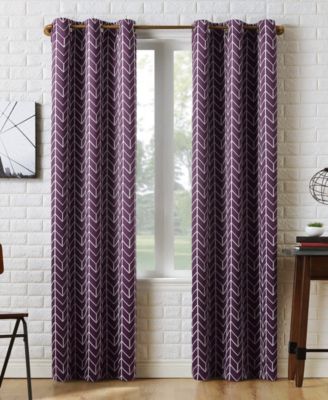 Kenwood Chevron Blackout Grommet Curtain Panel