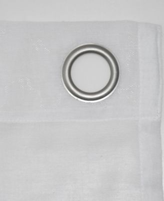 Slub Textured Linen Blend Grommet Top Curtain