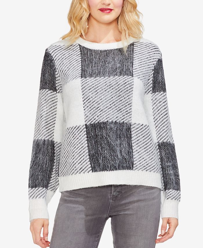 Vince Camuto Printed Sweater - Macy's