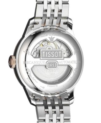 Men's Swiss Automatic Le Locle Two-Tone Stainless Steel Bracelet Watch 39mm