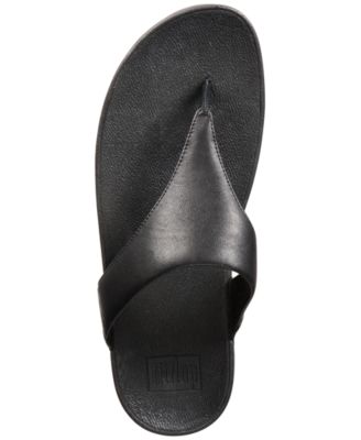 Lulu Leather Toe-Thongs Casual Sandals