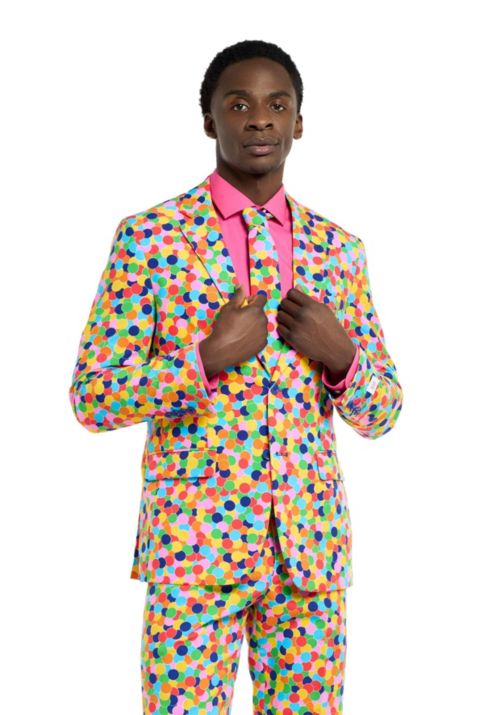 Мужской вечерний костюм OppoSuits Testival: пиджак, брюки и галстук, цвет: Miscellaneous