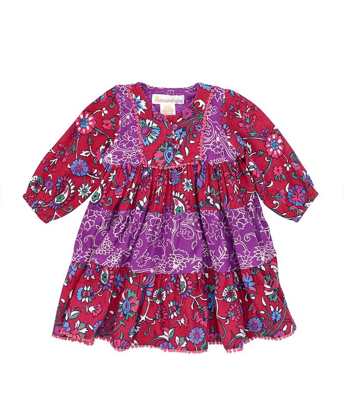 Masala Baby Baby Girl's Gypsy Rose Dress Macy's