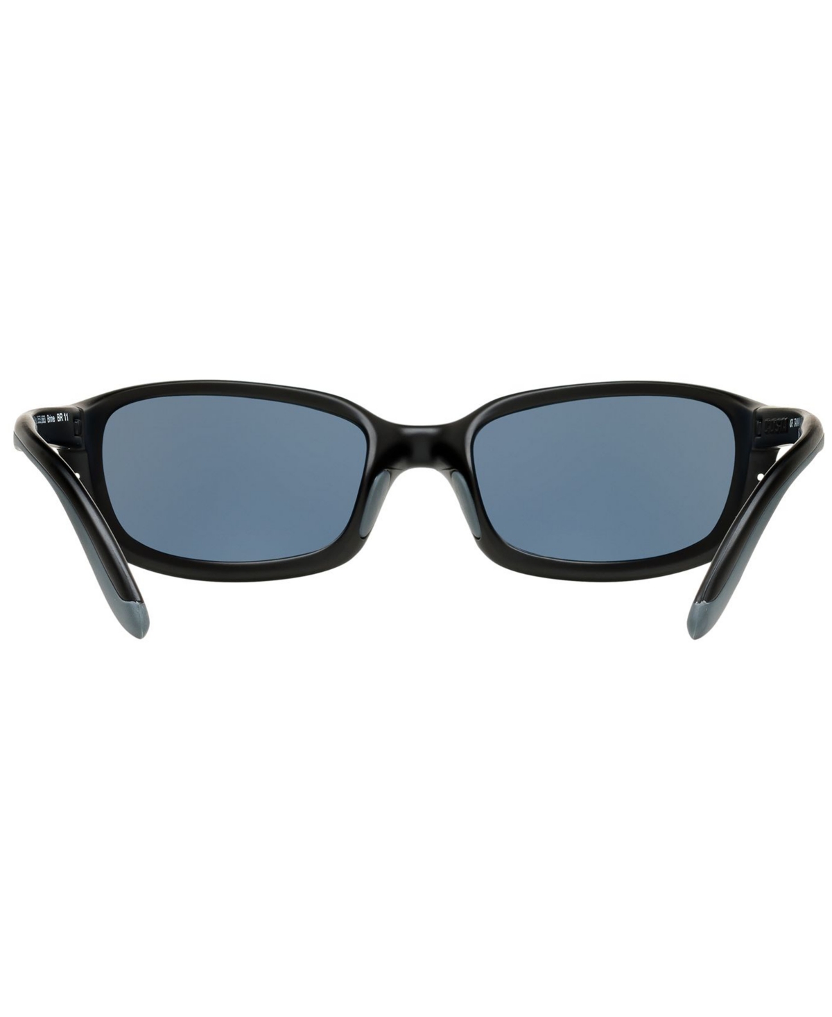 Shop Costa Del Mar Polarized Sunglasses, Brinep In Matte Black,p Grey