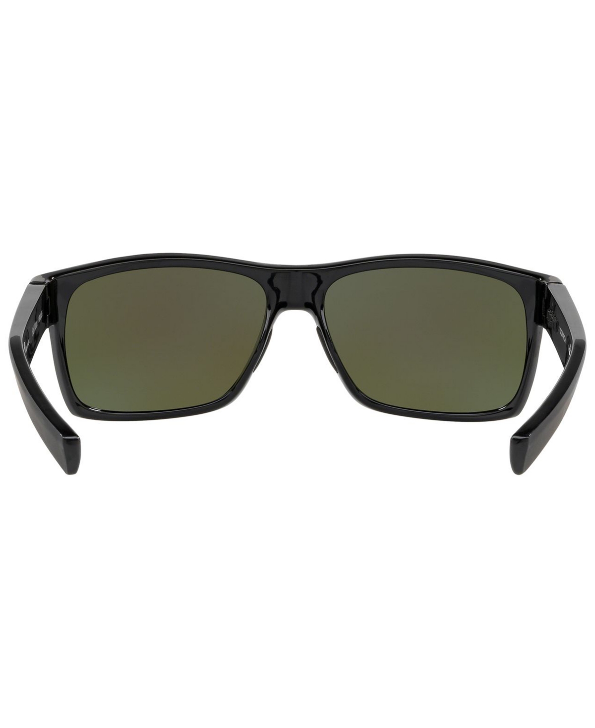 Shop Costa Del Mar Polarized Sunglasses, Half Moon 60 In Black,blue Mirror Polar