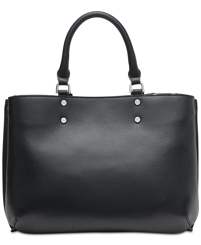 Calvin klein on sale dani leather satchel