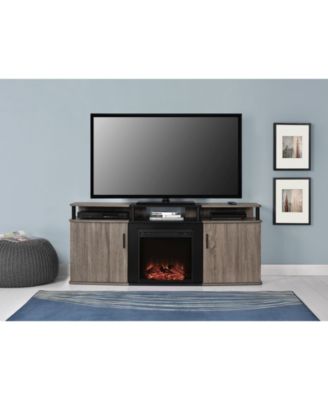 Delmar Electric Fireplace Tv Console For Tvs Up To 70 Inches