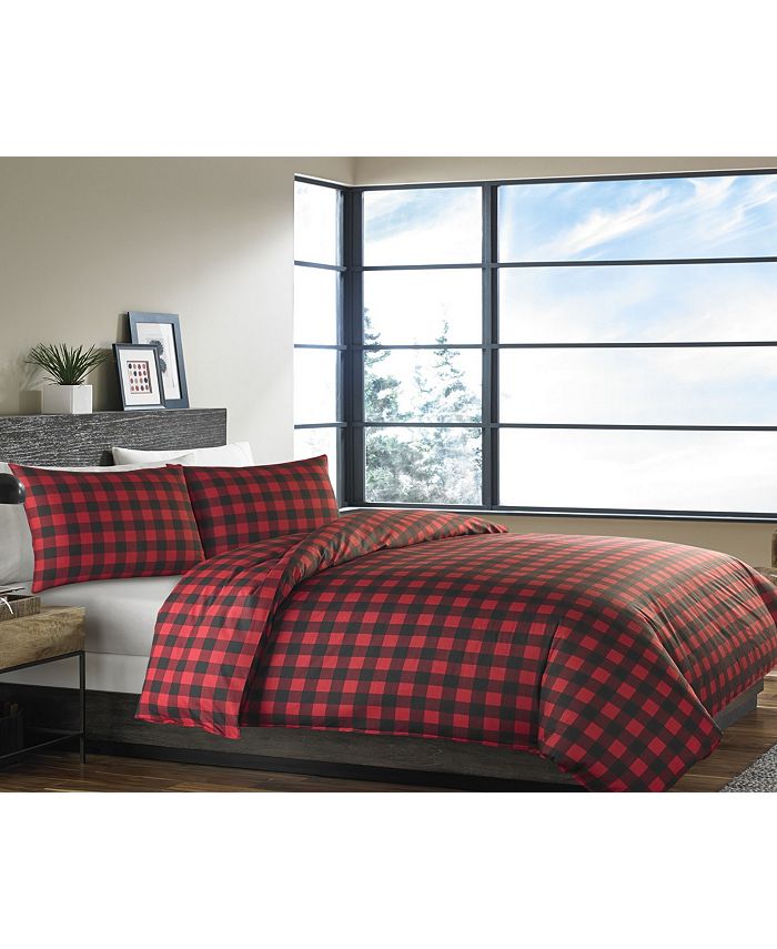 Eddie Bauer Mountain Plaid Scarlet Twin Comforter Set Macy's