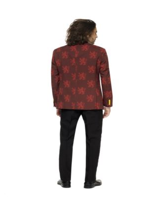 Men's Harry Potter Premium Halloween Costume - House Gryffindor - Slim Fit Suit - Includes Blazer, Pants and Tie