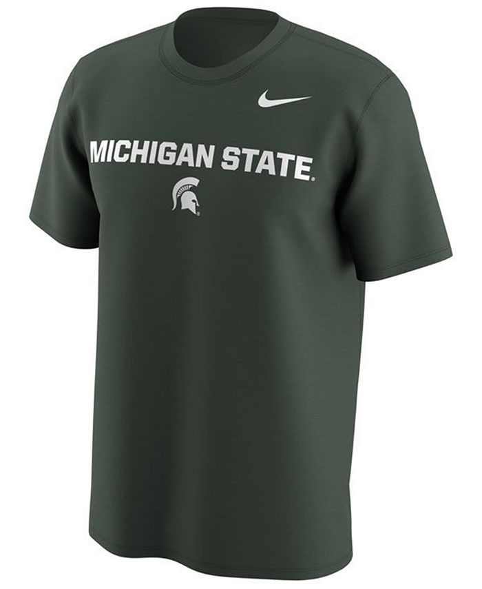 Nike Men's Michigan State Spartans Legend Logo Lockup T-Shirt - Macy's